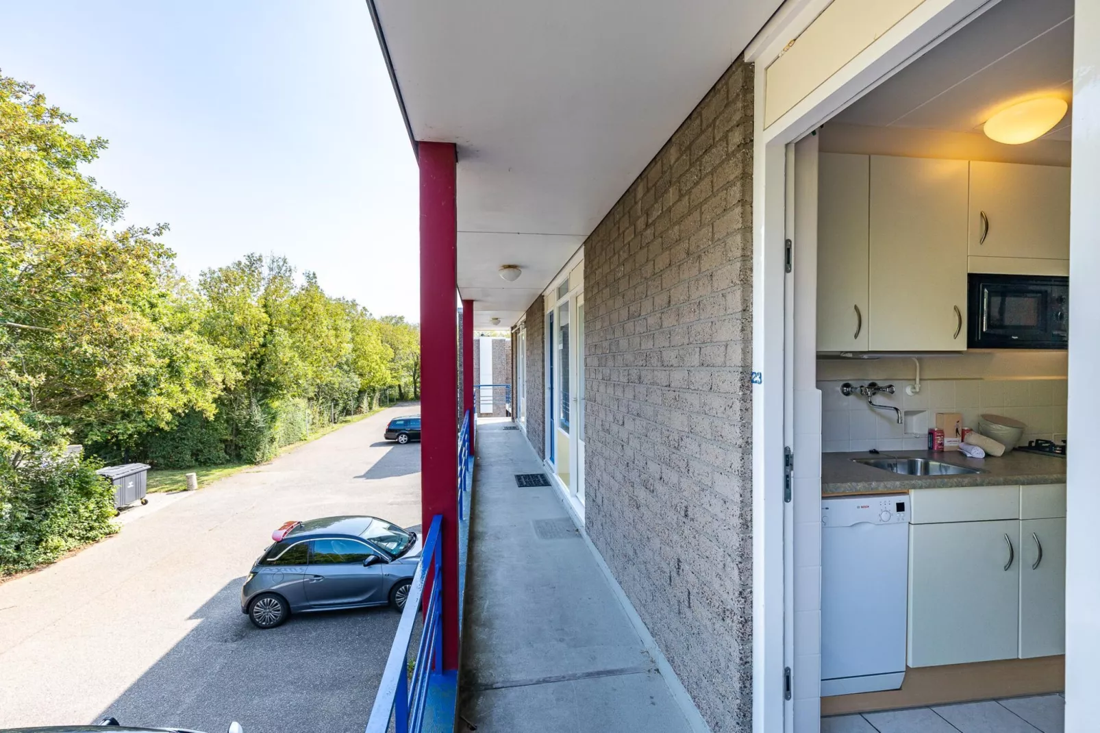 Appartement Burg van Woelderenlaan-Terrasbalkon