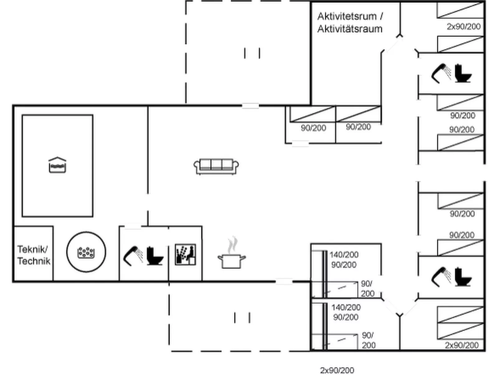 "Nael" - 1.6km from the sea-Binnen