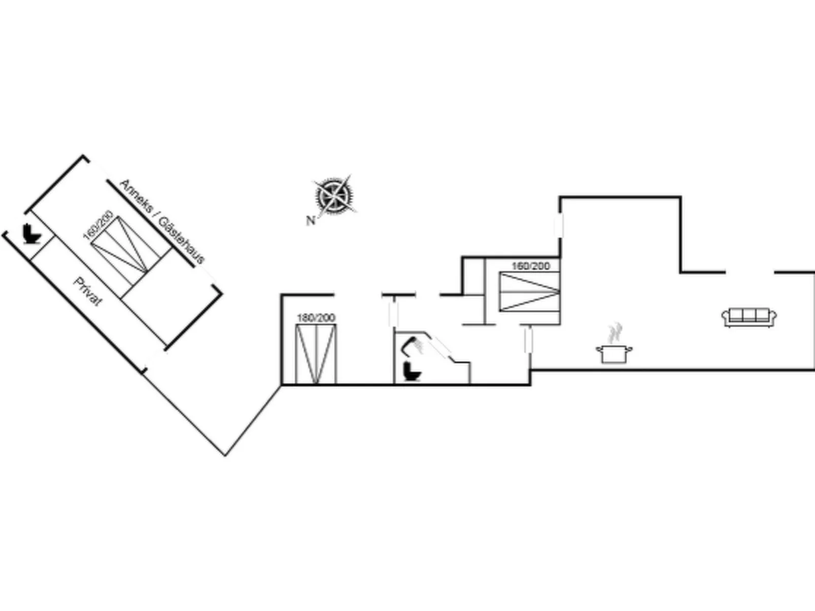 "Kaapo" - 300m from the sea-Binnen