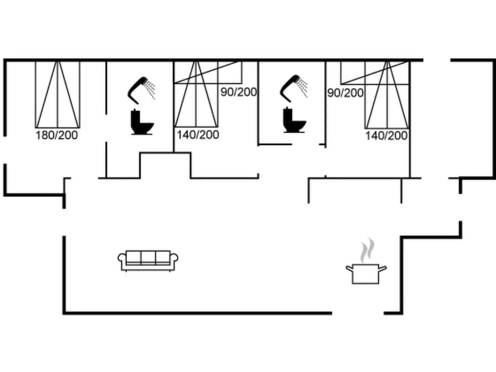 "Tea" - 2.7km from the sea-Binnen