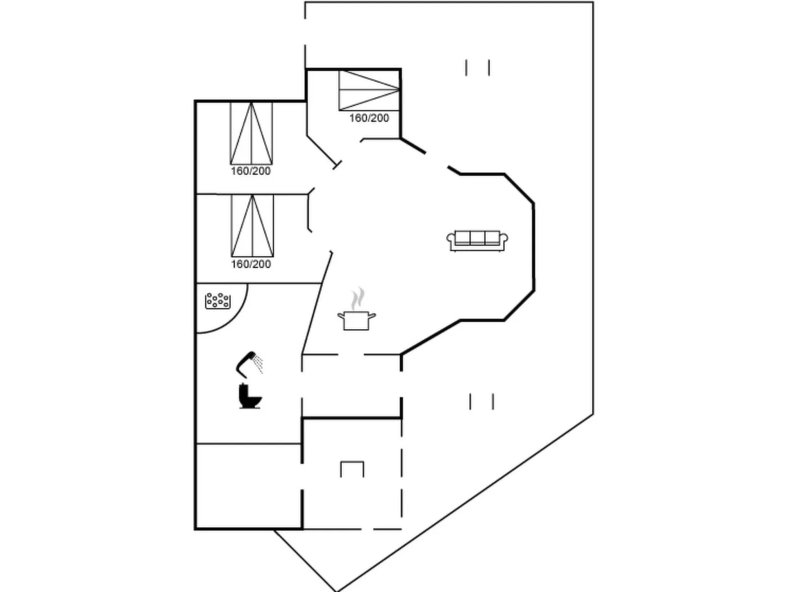 "Maj" - 150m from the sea-Binnen