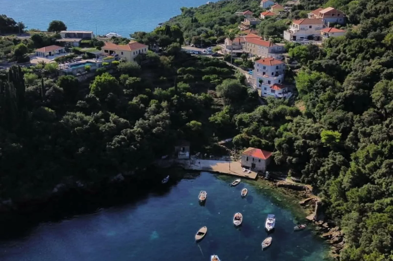 Villa Peragić - Triple Room with Balcony-Uitzicht
