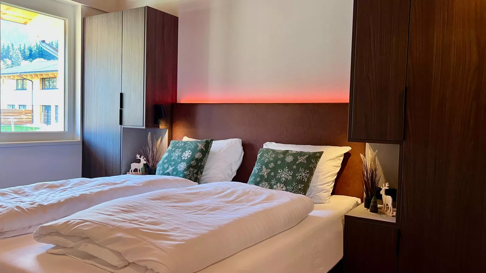 Almchalet Alpenglück-Slaapkamer