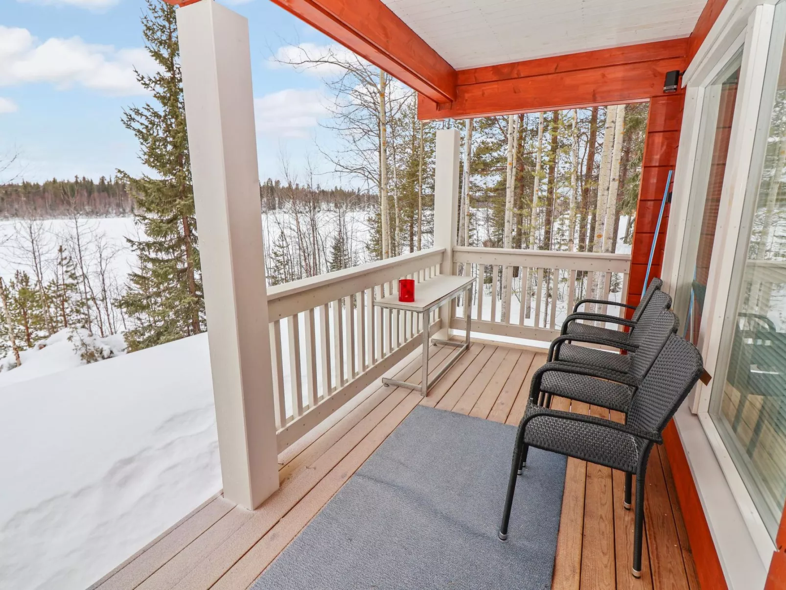 Huvila tornionjoen rannalla-Binnen