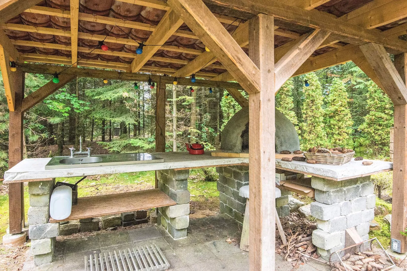 Natuurhuisje met terras van Gudena-Uitzicht