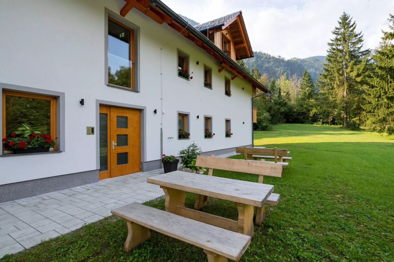The Woodland Nook Apartments Bohinj - One Bedroom Apartment with Balcony (owner B)-Buitenlucht