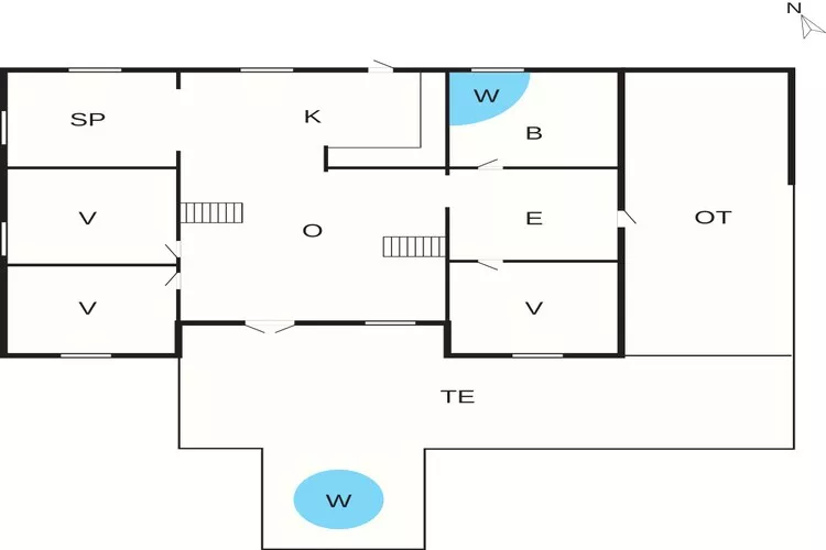 5 sterren vakantie huis in Asnæs-Plattegrond