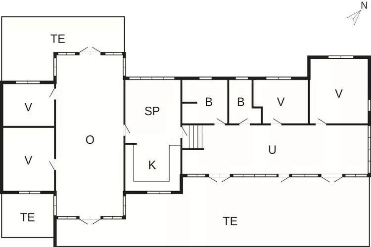 5 sterren vakantie huis in Rørvig-Plattegrond