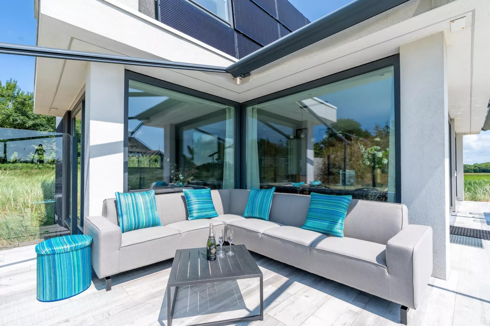 Strandvilla Hygge-Terrasbalkon