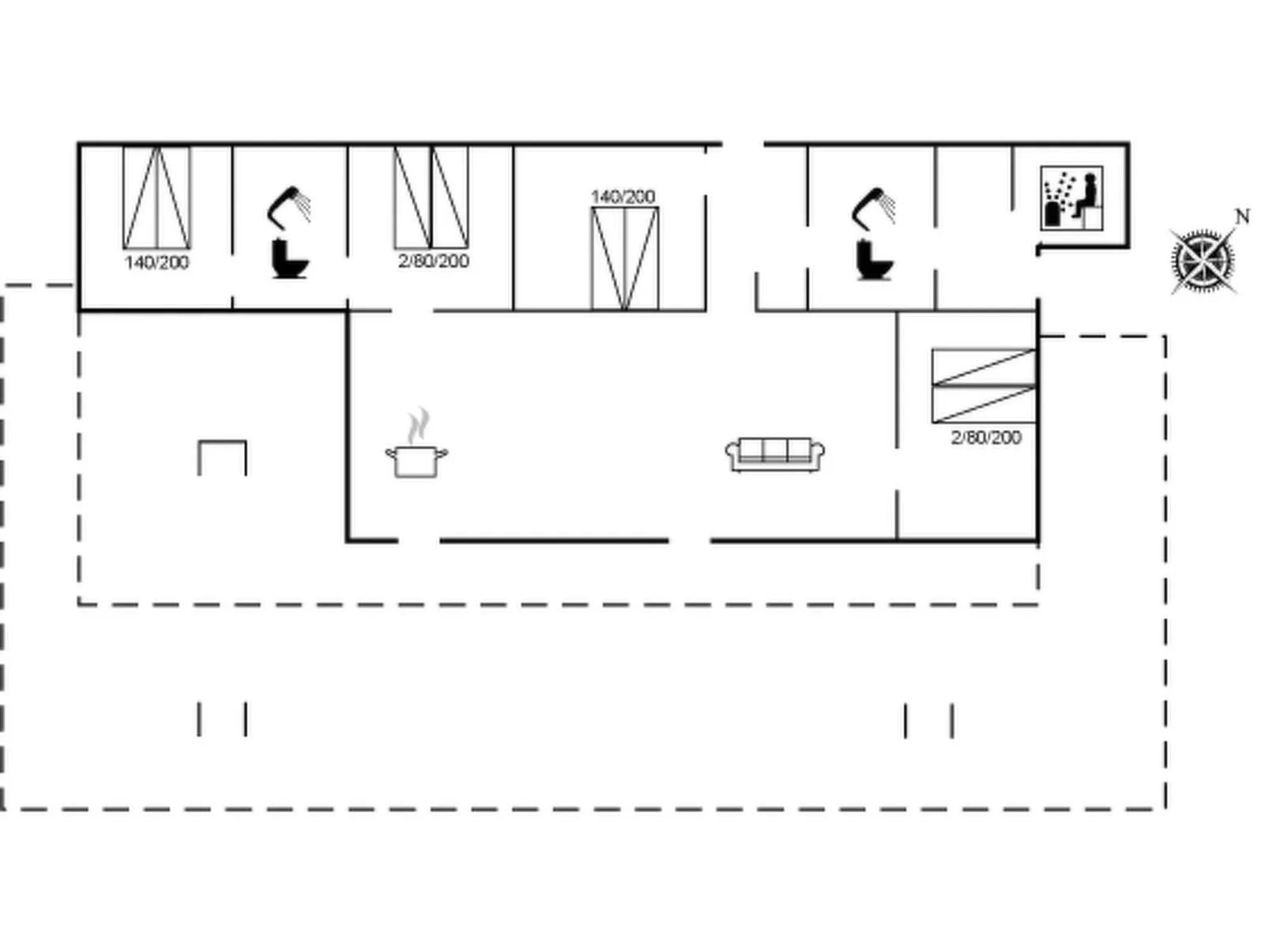 "Toska" - 100m to the fjord-Binnen