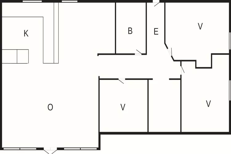 6 persoons vakantie huis in Løkken-By Traum-Plattegrond
