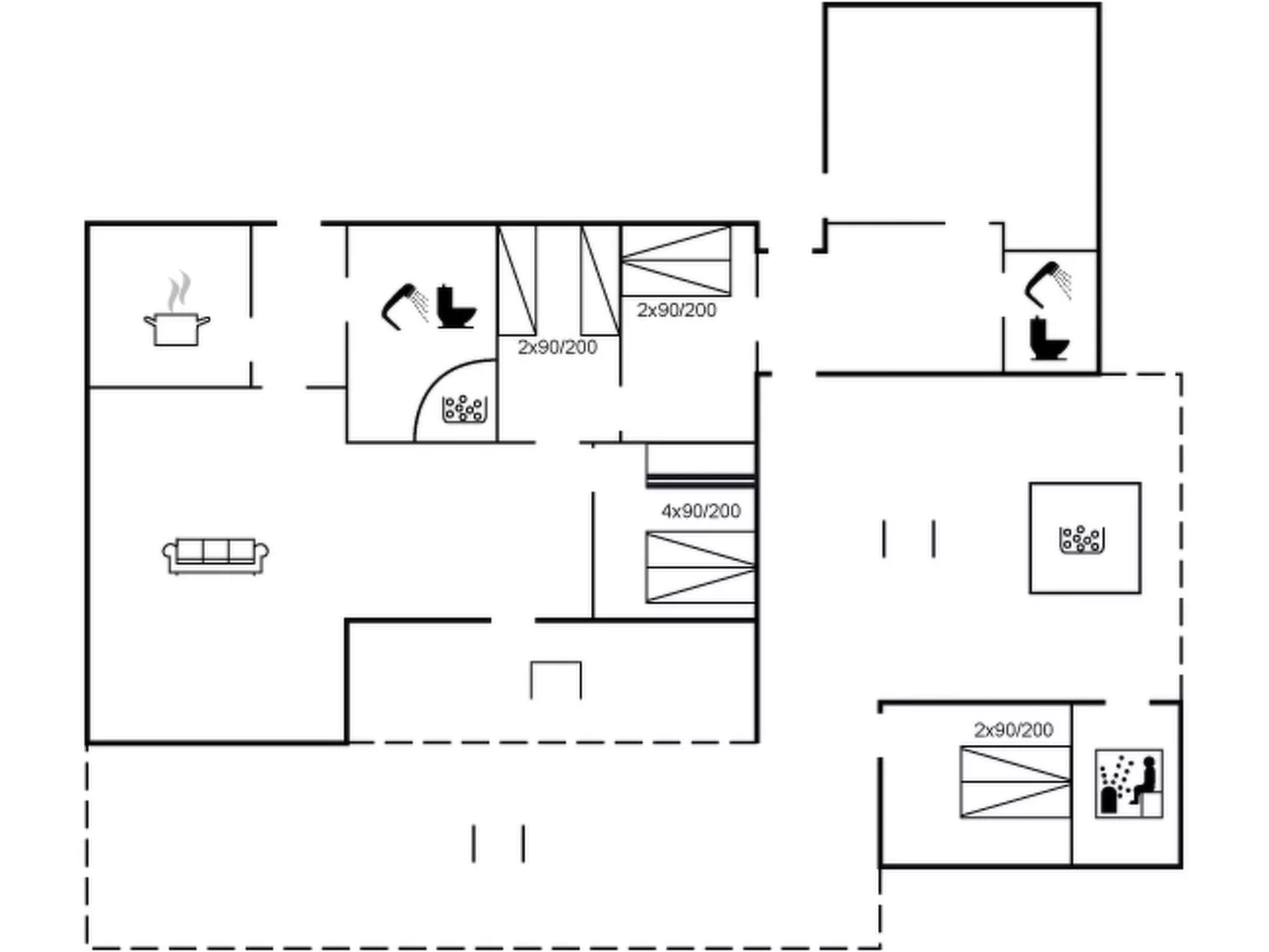 "Kerttuli" - 540m from the sea-Binnen