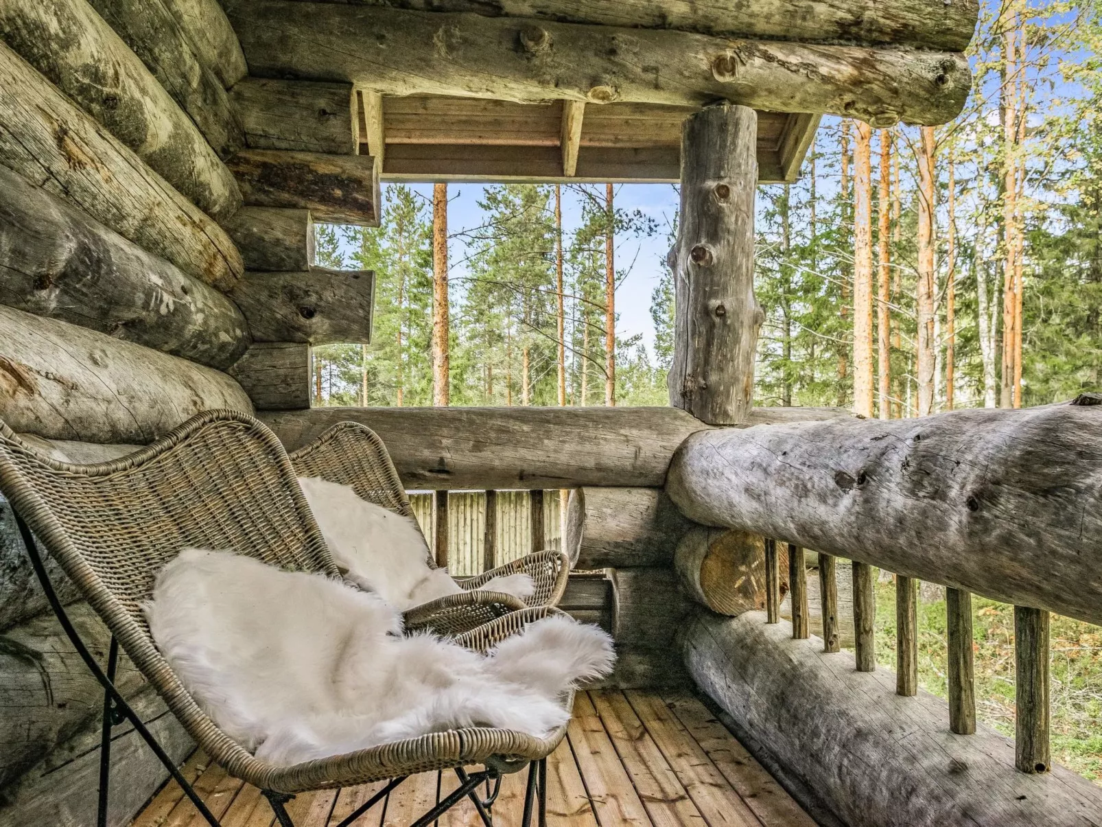 Mäntyranta lodge-Binnen