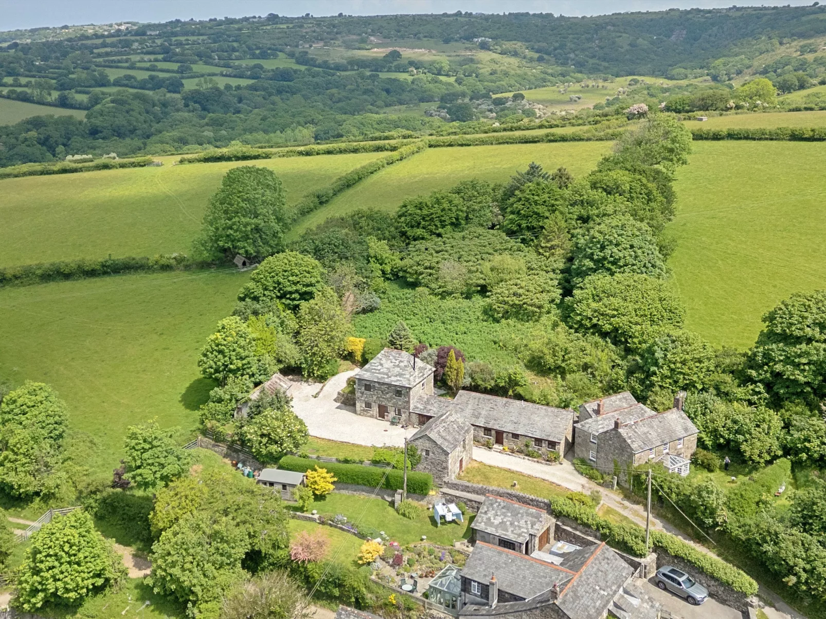 Demelza Cottage-Buiten