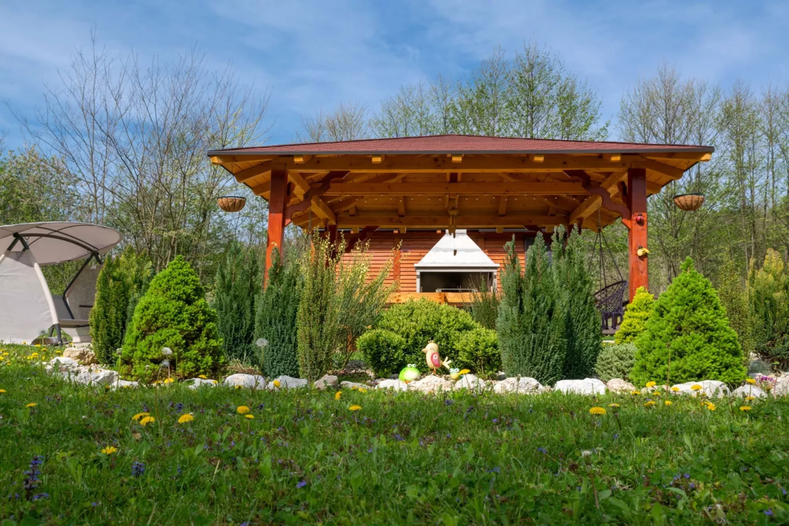 Robinzonski Kamp Hofman - Private Bungalow-Buitenlucht