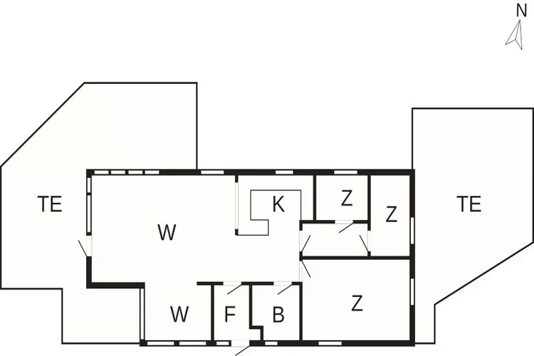 5 sterren vakantie huis in Hjørring-Plattegrond