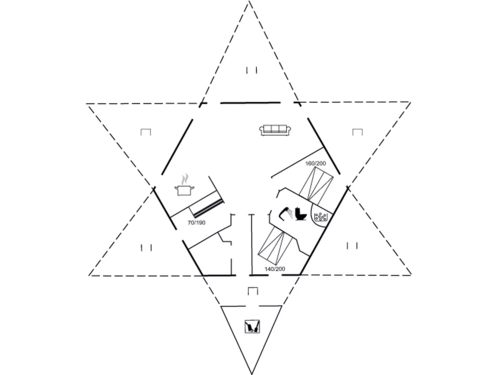 "Helena" - 250m from the sea-Binnen