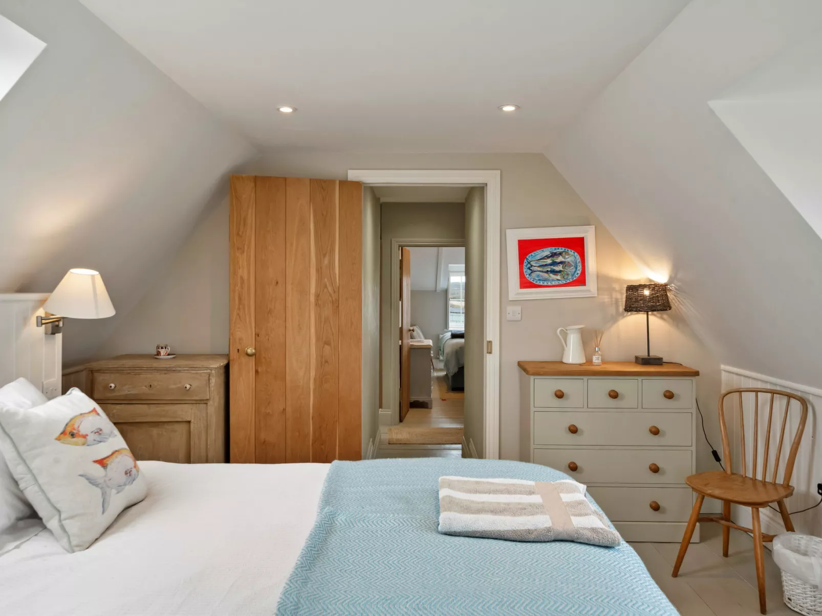 St Eval School House-Binnen