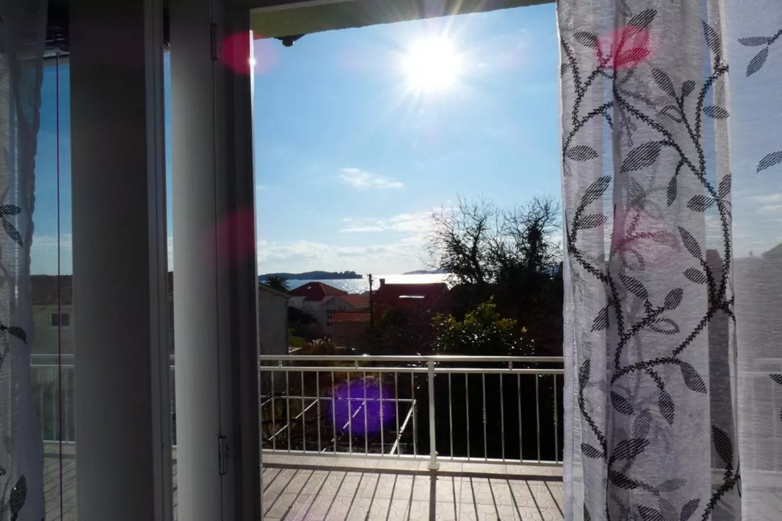 Apartments Clementina Sunrise-Two Bedroom Apartment with Terrace and Sea View (BIG)-Terras