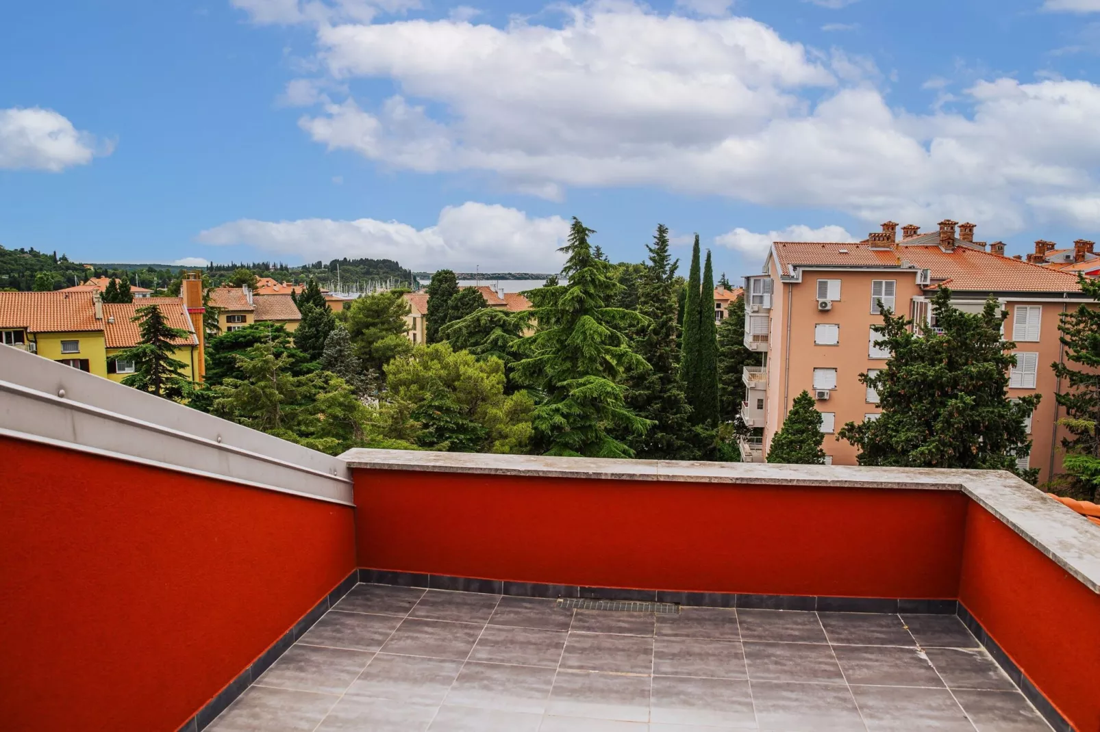 Elegant and Scenic Peaceful Apartments Portoroz - One Bedroom Apartment with Terrace-Terras