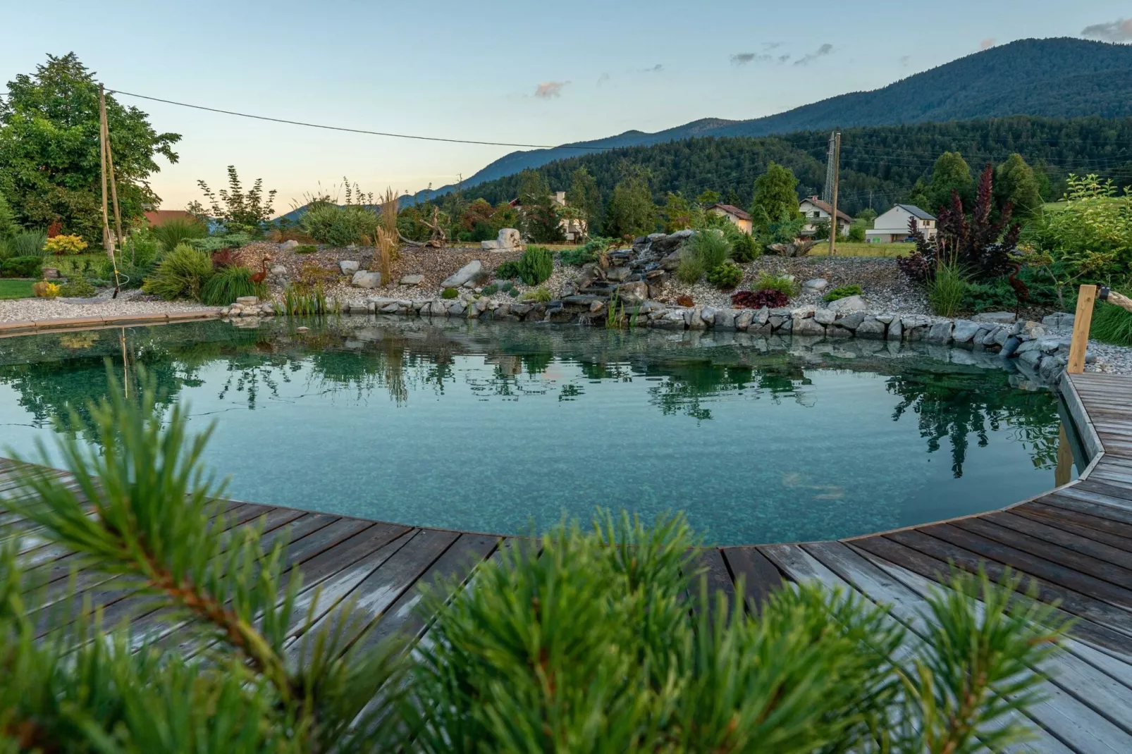 Echo Valley Hillside Holiday Home with Sauna - Two Bedroom Holiday Home with Sauna-Buitenlucht