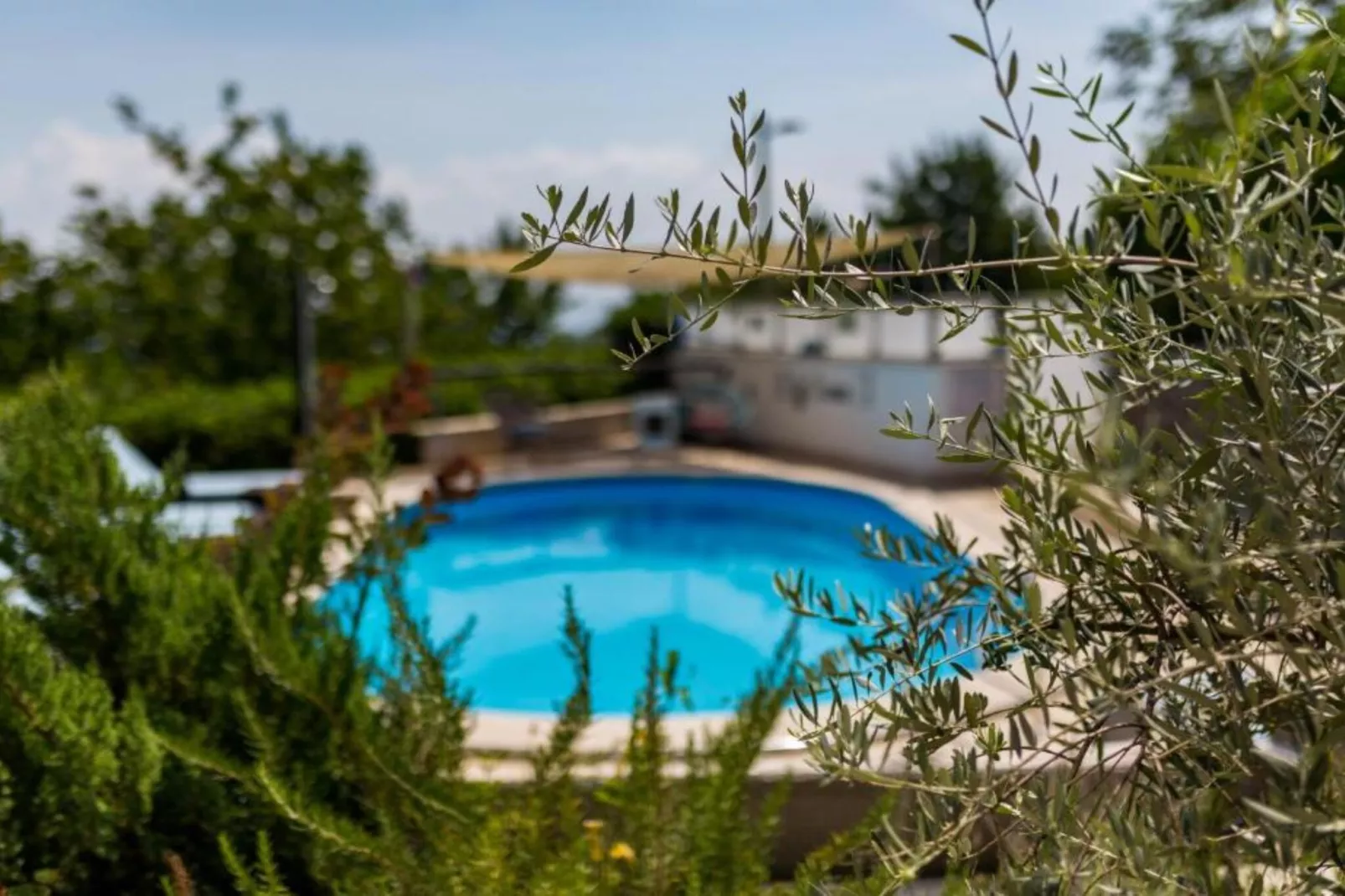 Apartments Melanie - Oprić Hills  Three bedroom apartment with balcony and sea view (A)-Zwembad