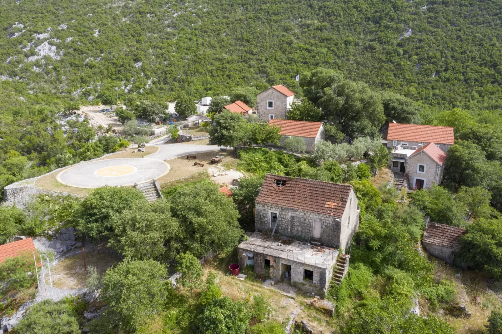 Rustical Resort Kokorići with Shared Outdoor Swimming Pool - One Bedroom Apartment-Uitzicht