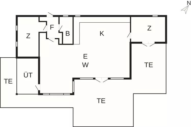 5 sterren vakantie huis in Aabenraa-Plattegrond