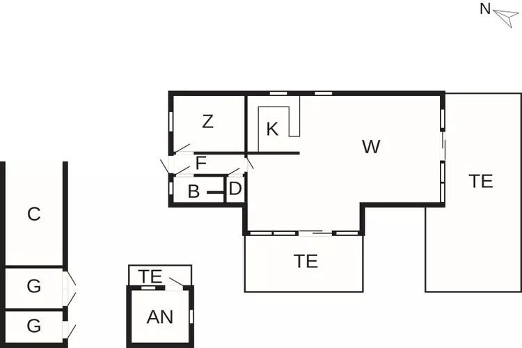 5 sterren vakantie huis in Jægerspris-Plattegrond