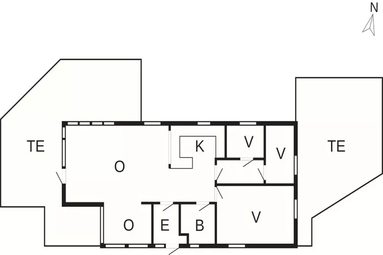 5 sterren vakantie huis in Hjørring-Plattegrond