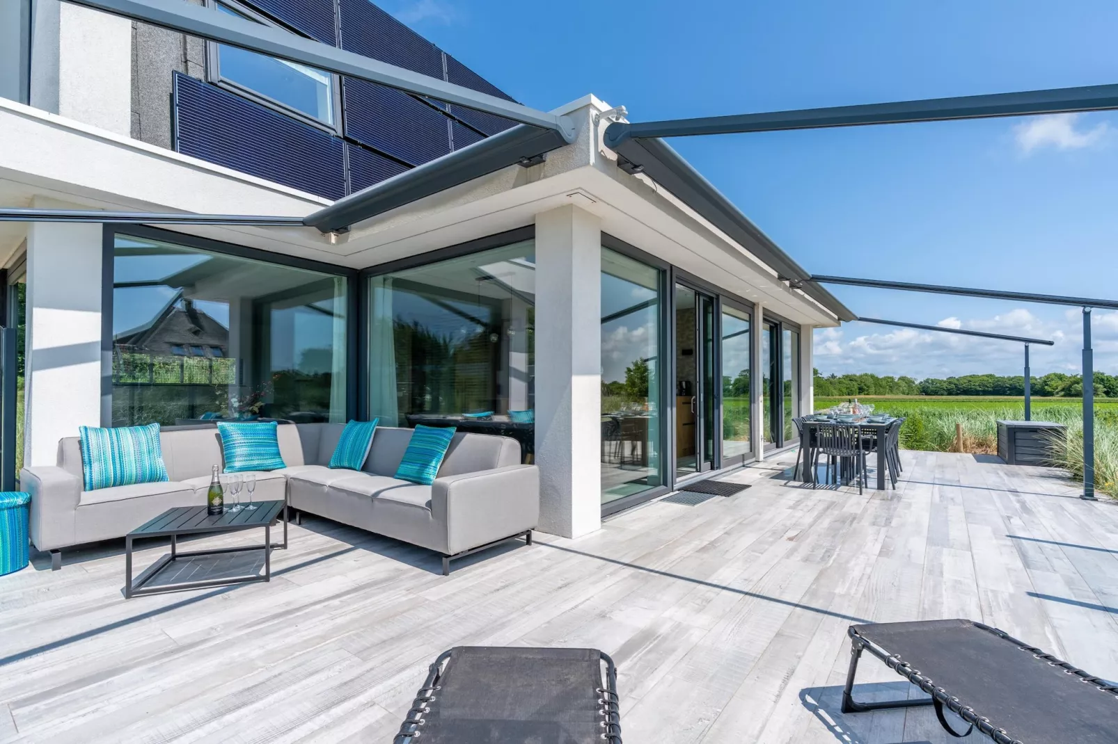 Strandvilla Hygge-Terrasbalkon