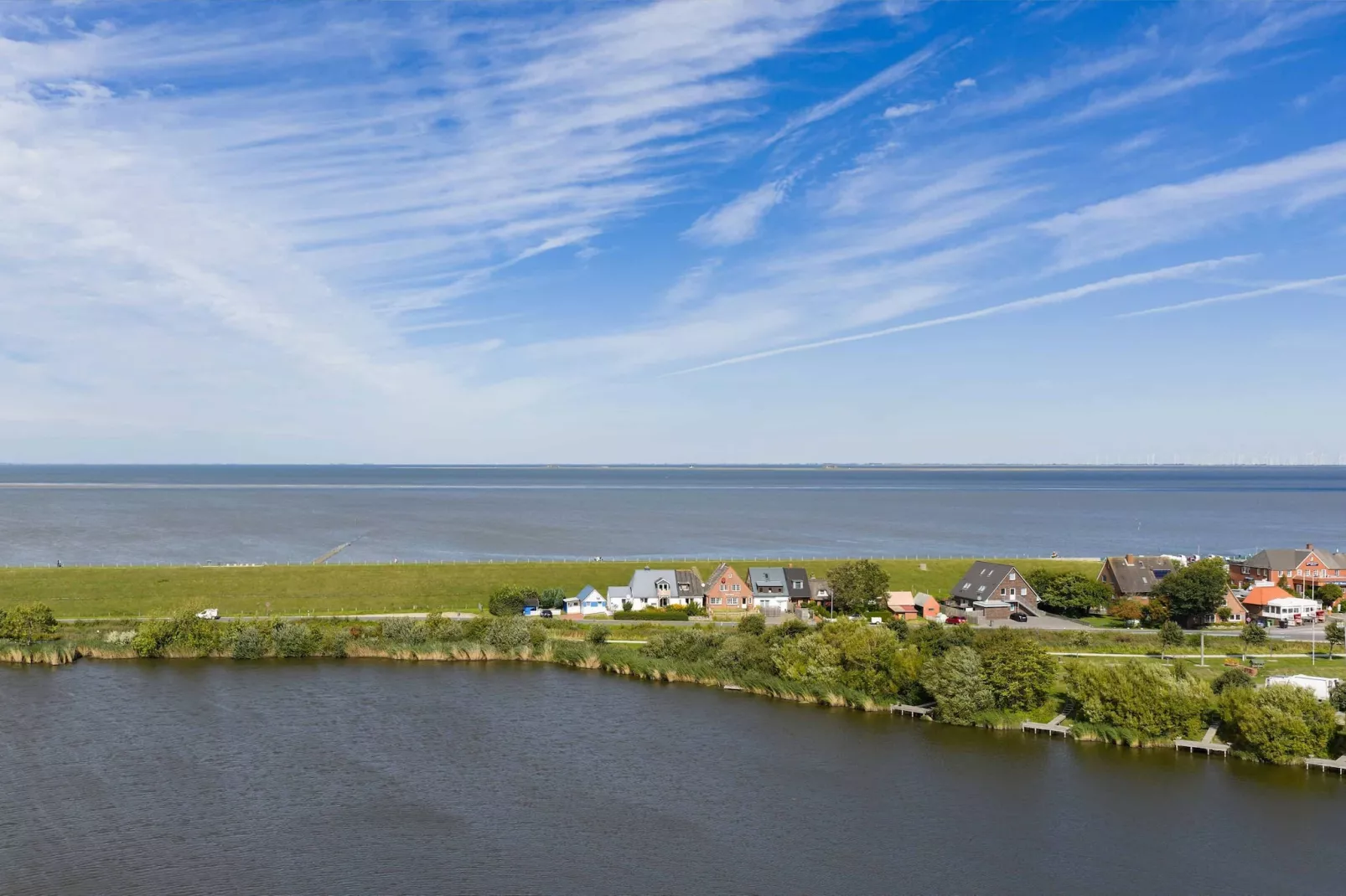 Küstenbrise de Luxe auf Nordstrand-Gebieden zomer 1km