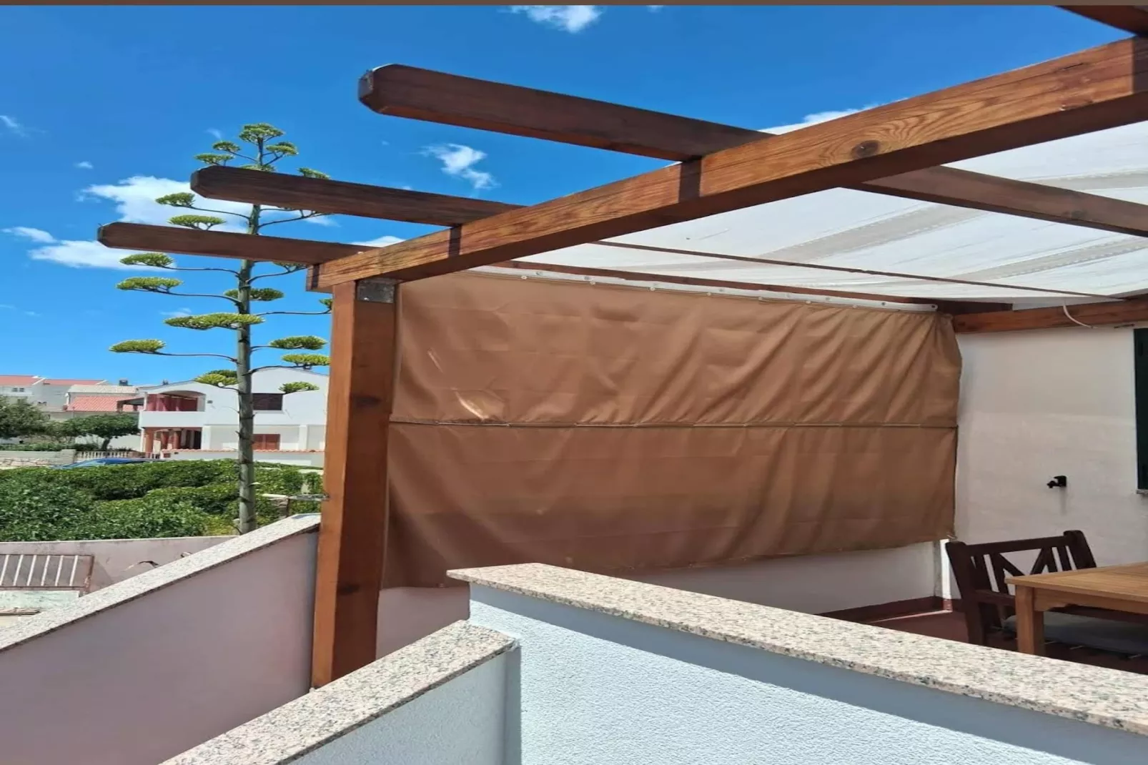 Beach Apartment Neno-Terrasbalkon