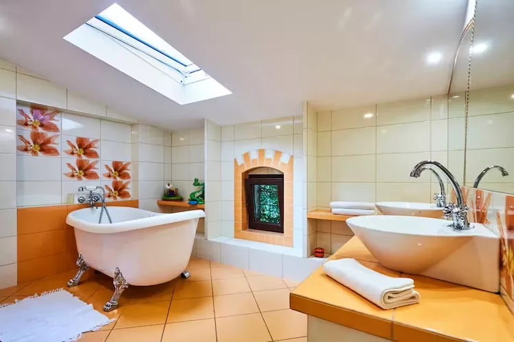 Dom wakacyjny w Sasinie dla max 6 osób-Badkamer