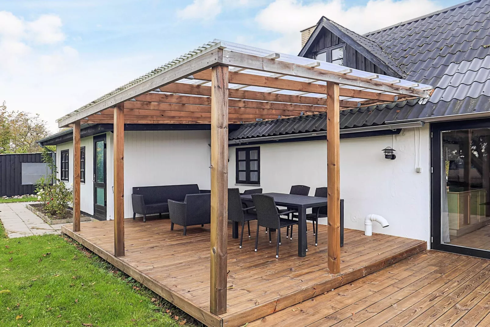 Gezellig vakantiehuis met hottub-Uitzicht