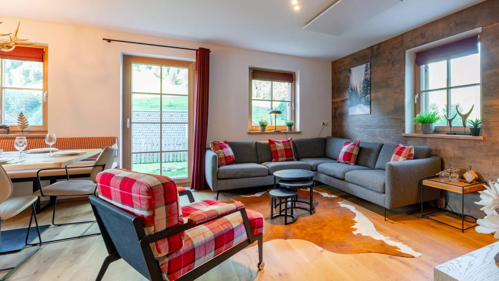 Im grünen Herzen-Woonkamer