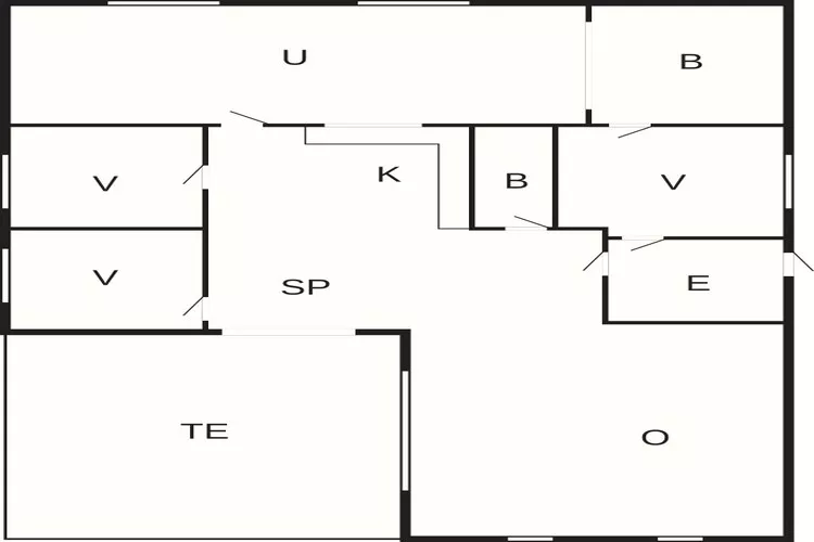 Gerestaureerde retraite in Marielyst -- By Traum Ferienwohnungen-Plattegrond