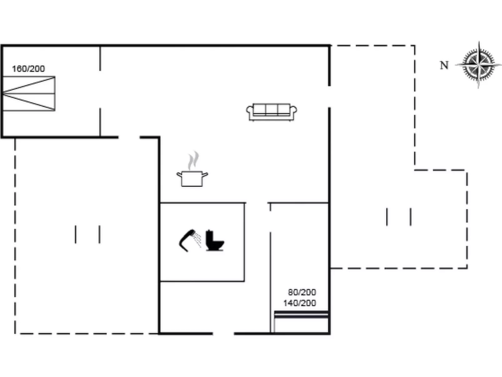 "Mark" - 1.2km from the sea-Binnen