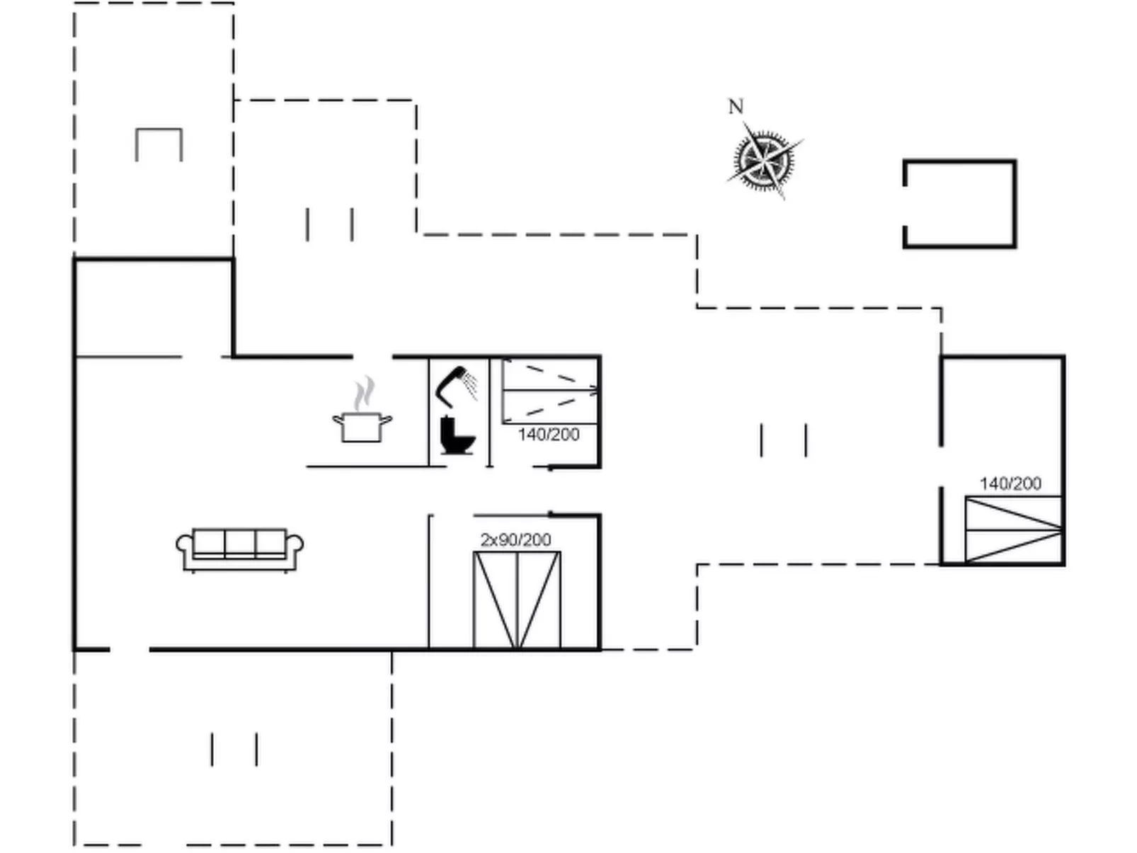 "Franke" - 2.1km to the fjord-Binnen