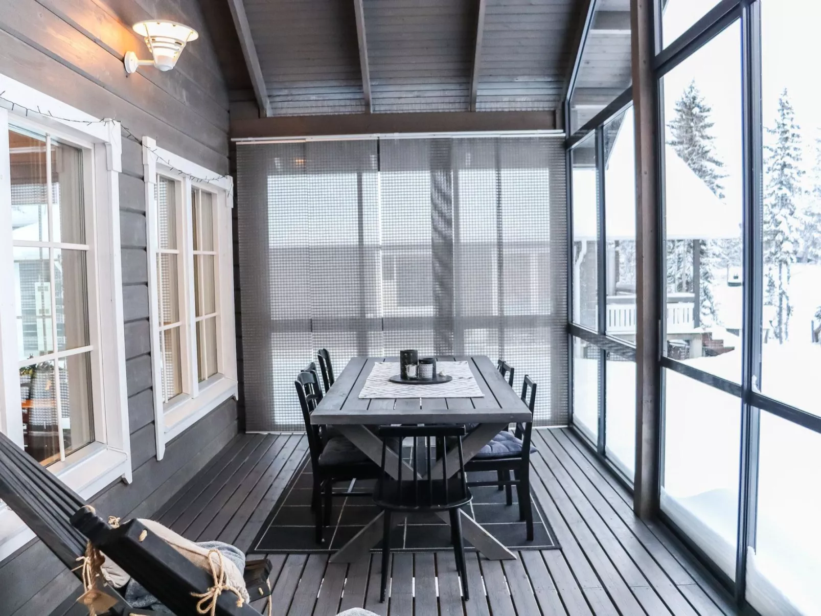 Aurinko-saaga 2 paritalo lasiterassihuon-Binnen