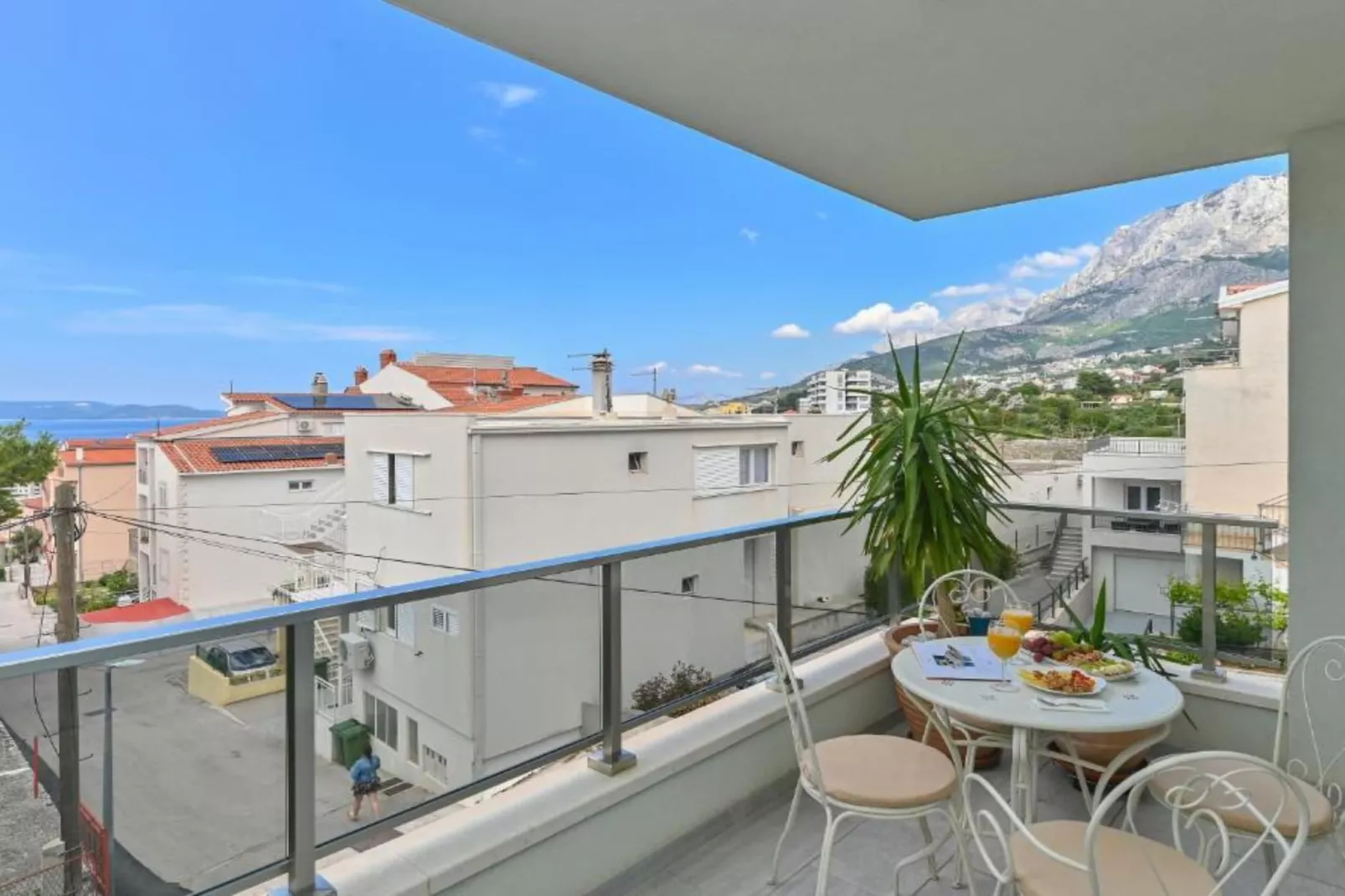 Apartment Hani 2 - Two Bedroom Apartment With Balcony And Sea View-Terrasbalkon