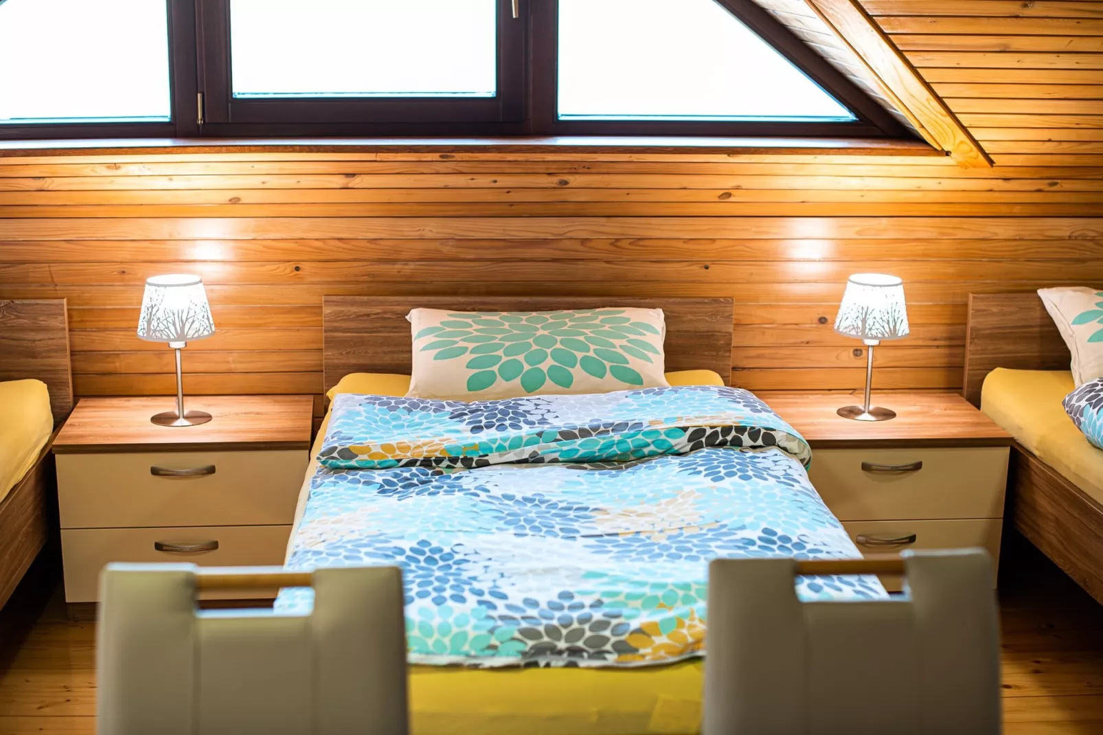 Relaxing Retreat with Hot Tub in Sevnica - Three Bedroom Apartment-Slaapkamer