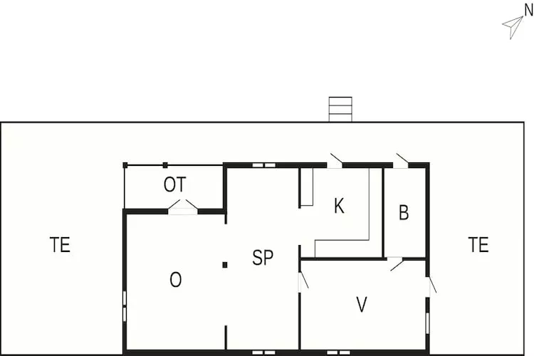 5 sterren vakantie huis in Hundested-Plattegrond