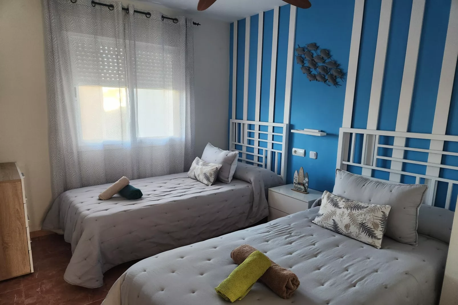 CT 340 AL - Gardenapartment - Paraiso de Vera-Slaapkamer