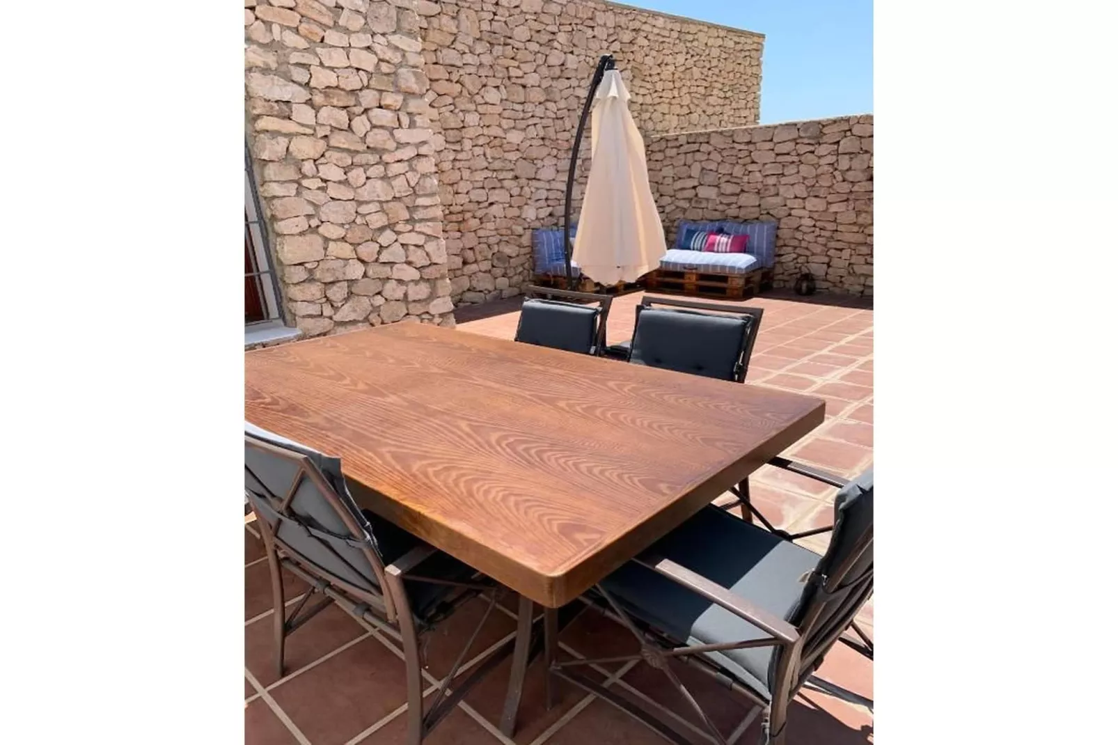 CT 354 AL - Faro's Casa Piedra - Agua Amarga - Cabo de Gata-Terrasbalkon