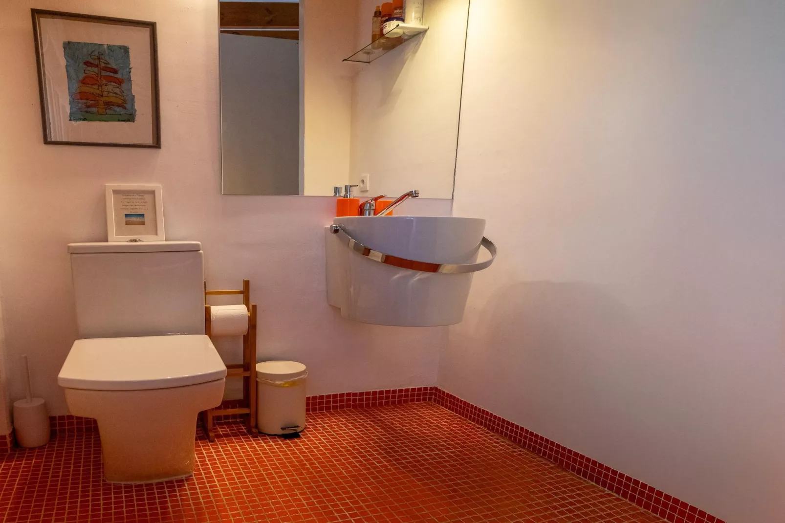 CT 385 AL - Faro's Soulrise Villa - Mojacar - Pool & Artistic Flair close to the Beach-Badkamer