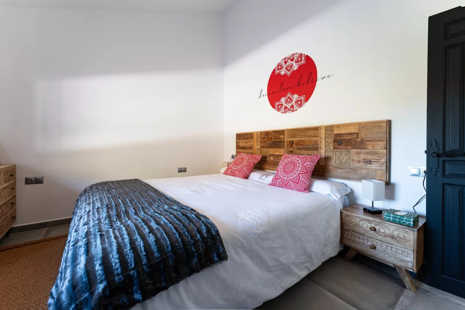 CT 390 - Faros Zen Ohm & Yoga Retreat - Cortijo Pura Paz in Casarabonela-Slaapkamer