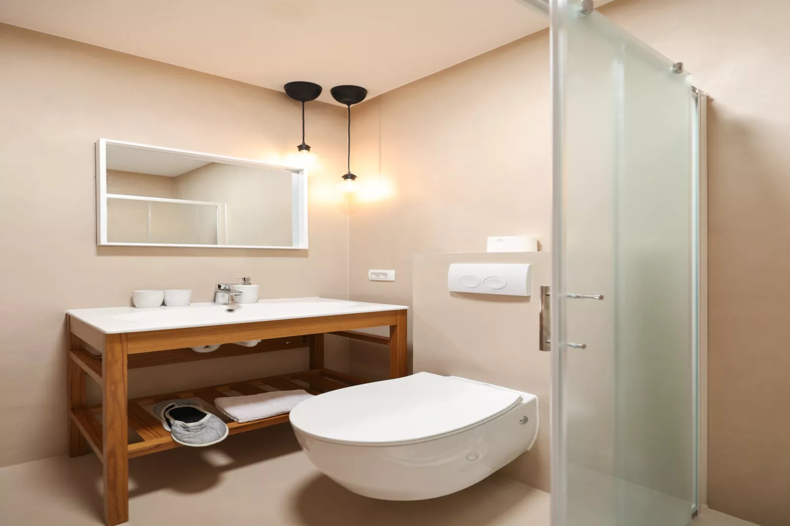 Villa Sokol with private pool-Badkamer