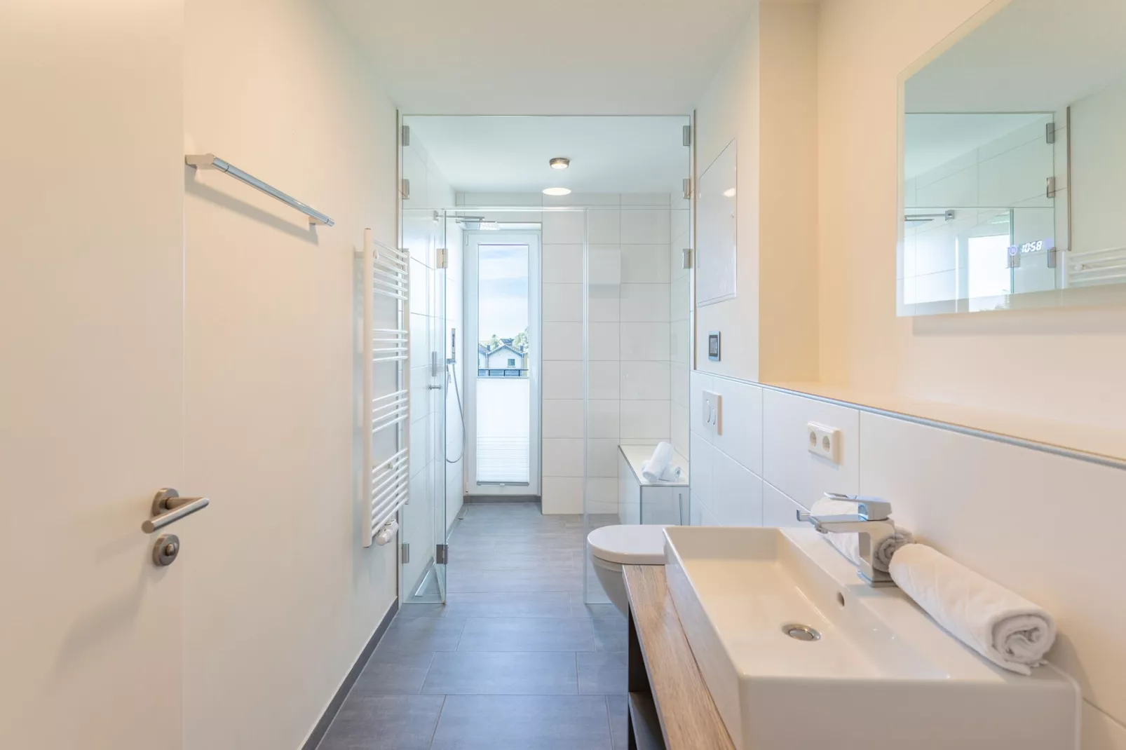 Sandbank de Luxe 7 auf Nordstrand-Badkamer