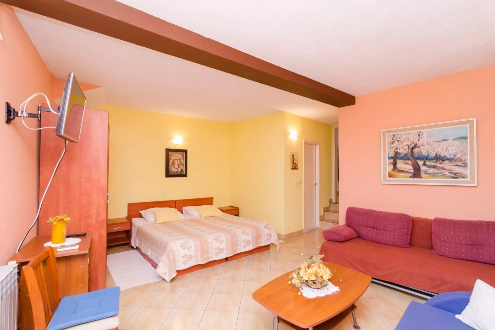 Apartment Olga - Studio Apartment with Terrace-Binnen